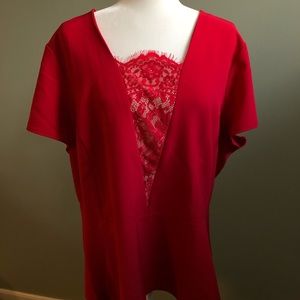 Lane Bryant Peplum Top